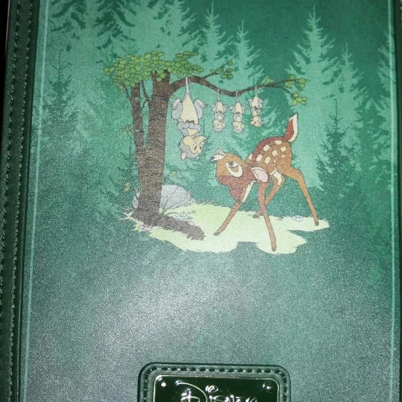 LOUNGEFLY DISNEY CLASSIC BOOKS BAMBI COVERTIBLE CROSS BODY BAG RARE NWT - Picture 14 of 16